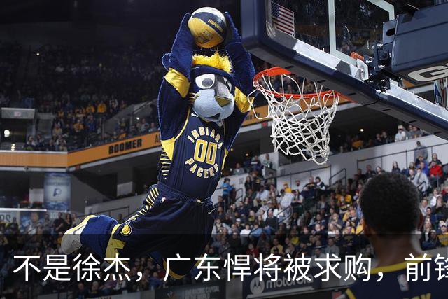 不是徐杰，广东悍将被求购，前锋，杜锋看重，转会费或8位数